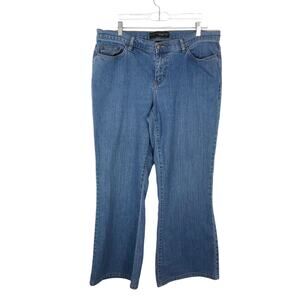 Venezia Lane Bryant Jeans Womens Size 16 Petite Stretch Bootcut Mid Rise‎ Denim